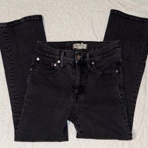 Madewell Black Straight Leg Jeans